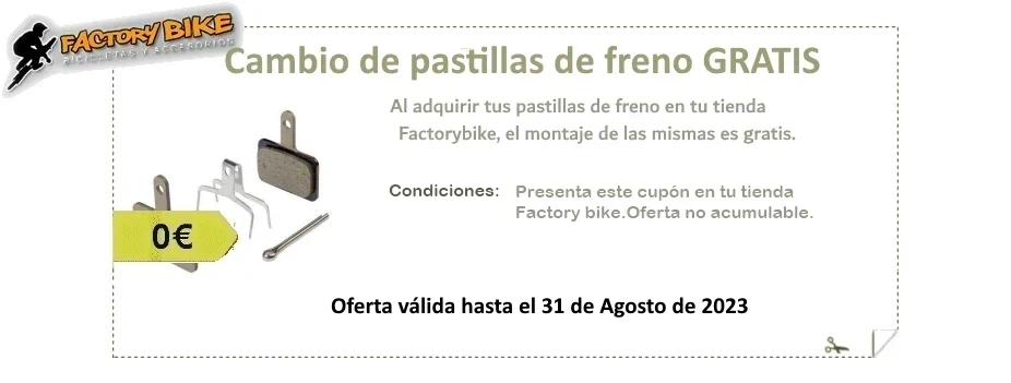 cambio de pastillas de freno de bicicleta gratis en Madrid, tienda taller en Vaguada y Leganés